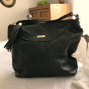 Onna Erhlich green leather tote bag